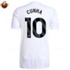 Manchester United Away Men Replica Football Shirt 2025-26 CUNHA 10 Printed backivew