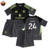 Manchester United Goalkeeper Kid Replica Football Kit 2025-26 ONANA 24 Printed overview