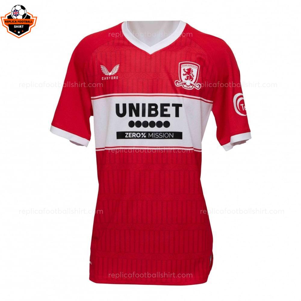 Middlesbrough Home Men Replica Football Shirt 2025-26 frontview