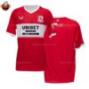 Middlesbrough Home Men Replica Football Shirt 2025-26 overview
