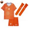 Netherlands Home Kid Replica Football Kit 2025-26 frontview