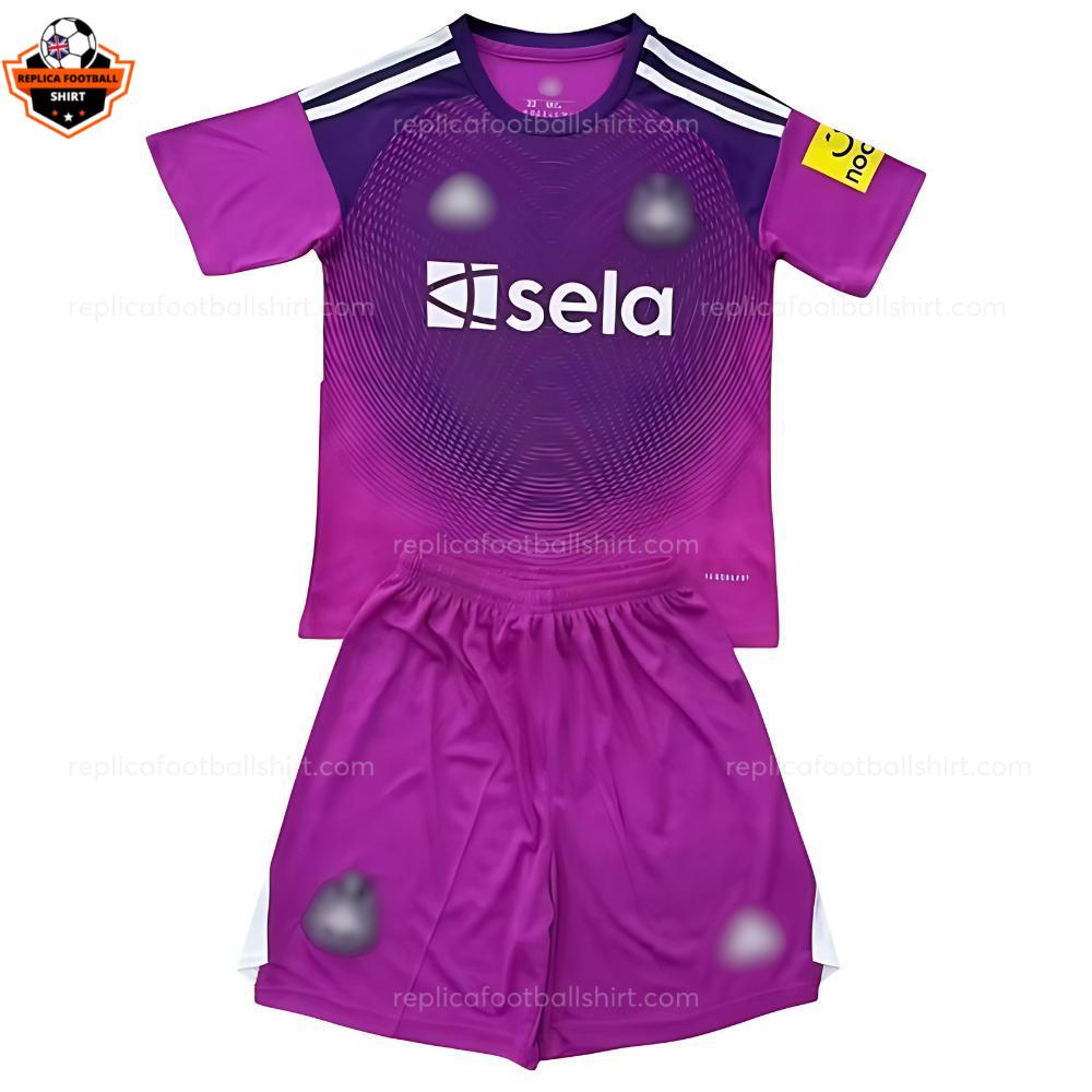 Newcastle Purple Goalkeeper Kid Replica Football Kit 2025-26