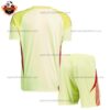 Aston Villa Yellow Goalkeeper Kid Replica Football Kit 2025/26 backview