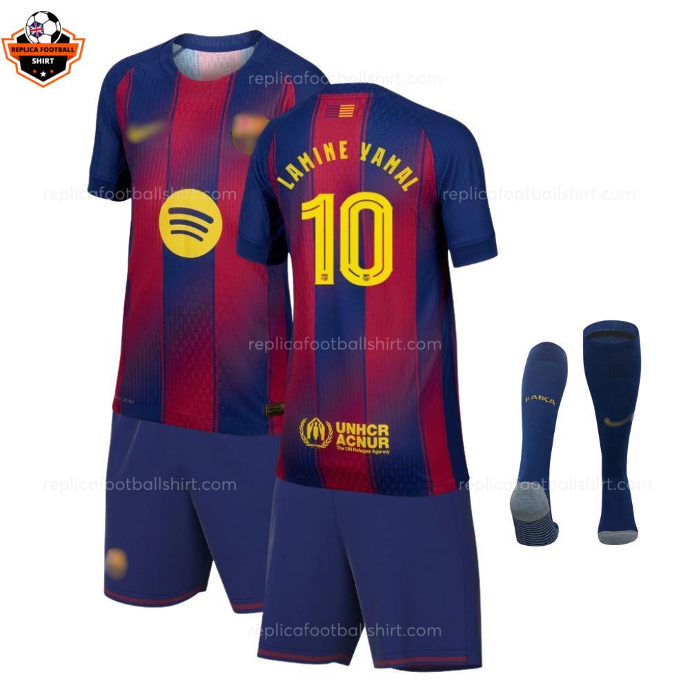 RFS Barcelona LAMINE YAMAL 10 Home Kids Replica Football Kit 2025_26