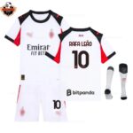 AC Milan Away Kid Replica Football Kit 2025/26 RAFA LEÃO 10 Printed