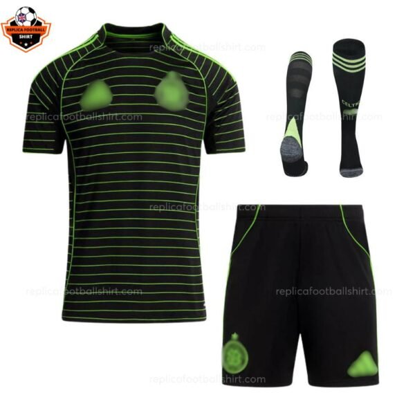 RFS Celtic Away Kid Replica Football Kit 2025_26 - with socks