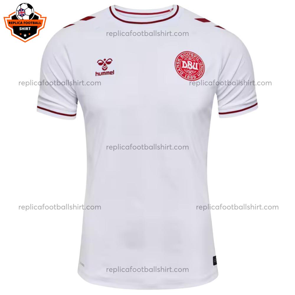 Denmark Away Men Replica Football Shirt 2025 frontview