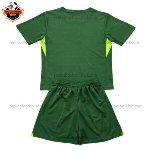 England Green Goalkeeper Kid Replica Football Kit 2025/26 backview