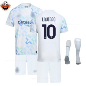 RFS Inter Milan Away Kids Replica Football Kit 2025_26 - with socks LAUTARO 10