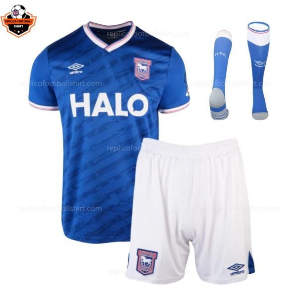 RFS Ipswich Town Home Kid Replica Football Kit 2025_26 - with socks