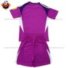 Newcastle Purple Goalkeeper Kid Replica Football Kit 2025/26 backview