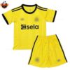 RFS Newcastle United Yellow Goalkeeper Kid kit 25_26 frontview