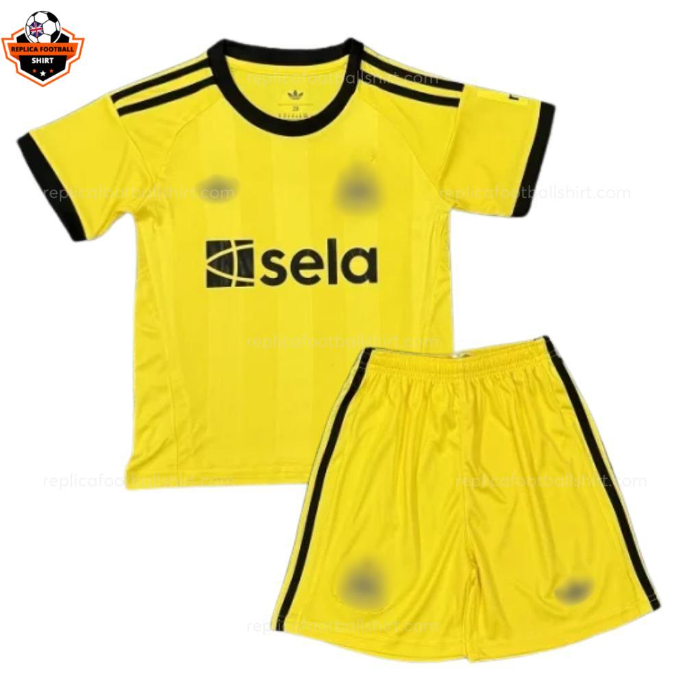 RFS Newcastle United Yellow Goalkeeper Kid kit 25_26 frontview