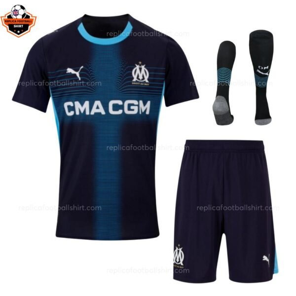 RFS Olympique Marseille Away Kids Replica Football Kit 2025_26 - with socks