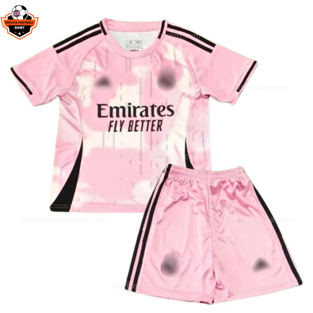 RFS Real Madrid Pink Special Edition Kid Kit 25_26 frontview