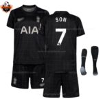 Tottenham Hotspur Away Kid Replica Football Kit 2025/26 SON 7 Printed