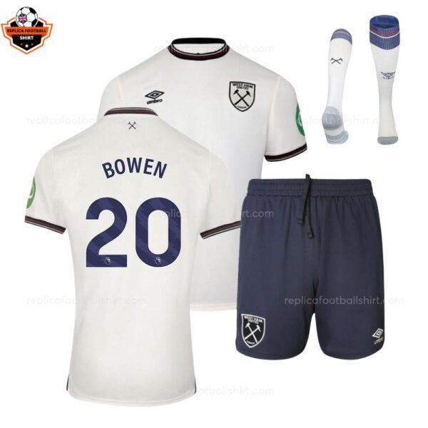 RFS West Ham BOWEN 20 Away Kids Replica Football Kit 25_26 - with socks