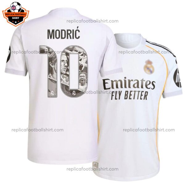 Real Madrid MODRIĆ 10 special edition Men Replica Football Shirt 2025-26 overview