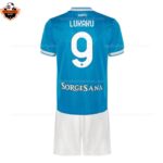 SSC Napoli Home Kid Replica Football Kit 2025/26 LUKAKU 9 Printed