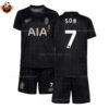 Tottenham Hotspur Away Kid Replica Football Kit 2025-26 SON 7 Printed overview