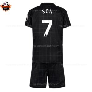 Tottenham Hotspur Away Kid Replica Football Kit 2025-26 SON 7 Printed backview