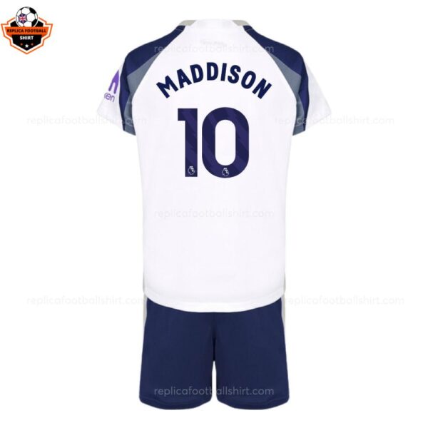Tottenham Hotspur Maddison 10 Home Kid Replica Football Kit 2025-26 backview