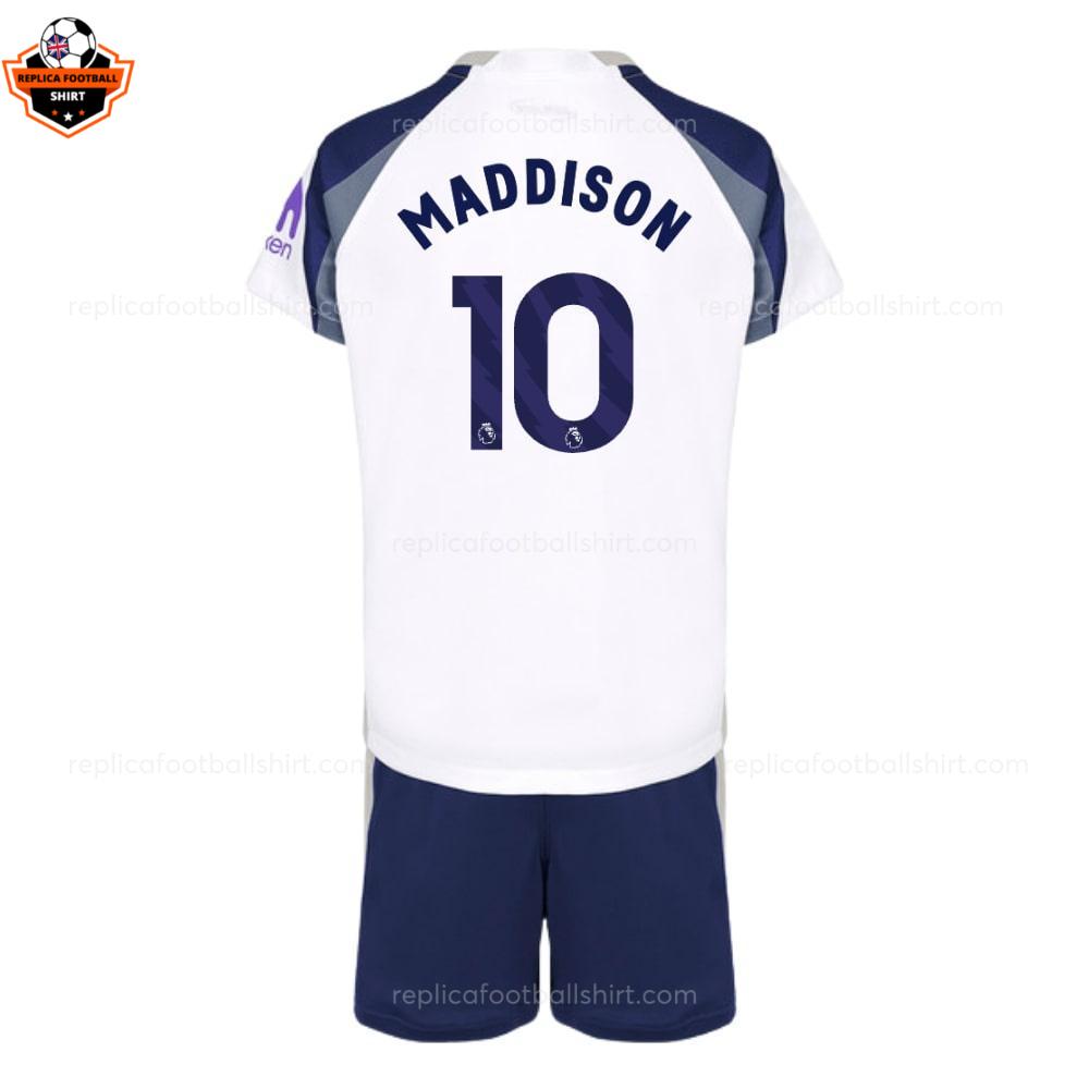 Tottenham Hotspur Maddison 10 Home Kid Replica Football Kit 2025-26 backview