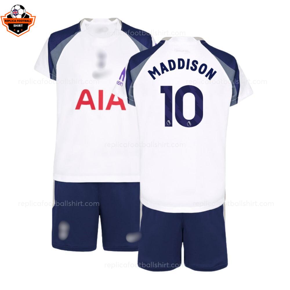 Tottenham Hotspur Maddison 10 Home Kid Replica Football Kit 2025-26 overview