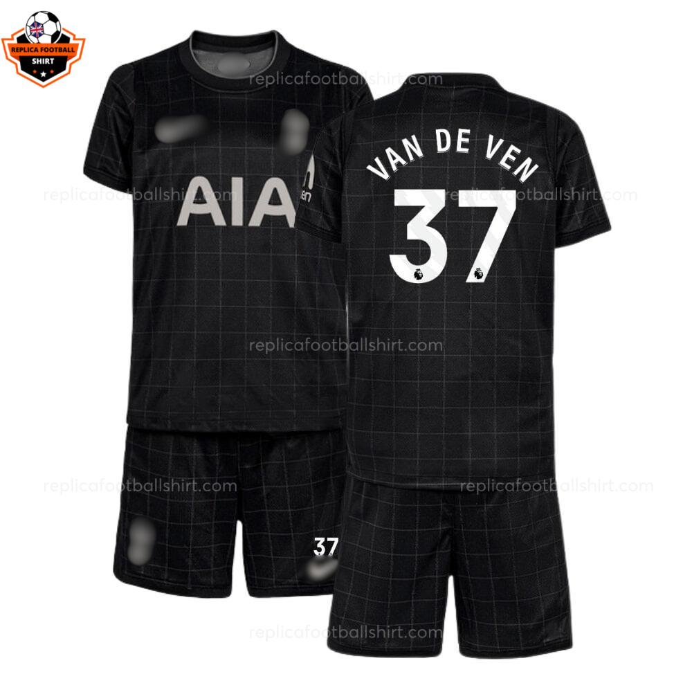 Tottenham Hotspur VAN DE VEN 37 Away Kid Replica Football Kit 2025-26 overview