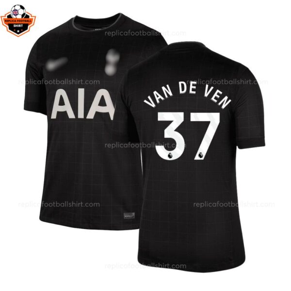 Tottenham Hotspur VAN DE VEN 37 Away Men Replica Football Shirt 2025-26 overview