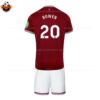 West Ham United BOWEN 20 Home Kid Replica Football Kit 2025-26 backview