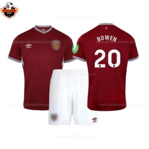 West Ham United BOWEN 20 Home Kid Replica Football Kit 2025-26 overview