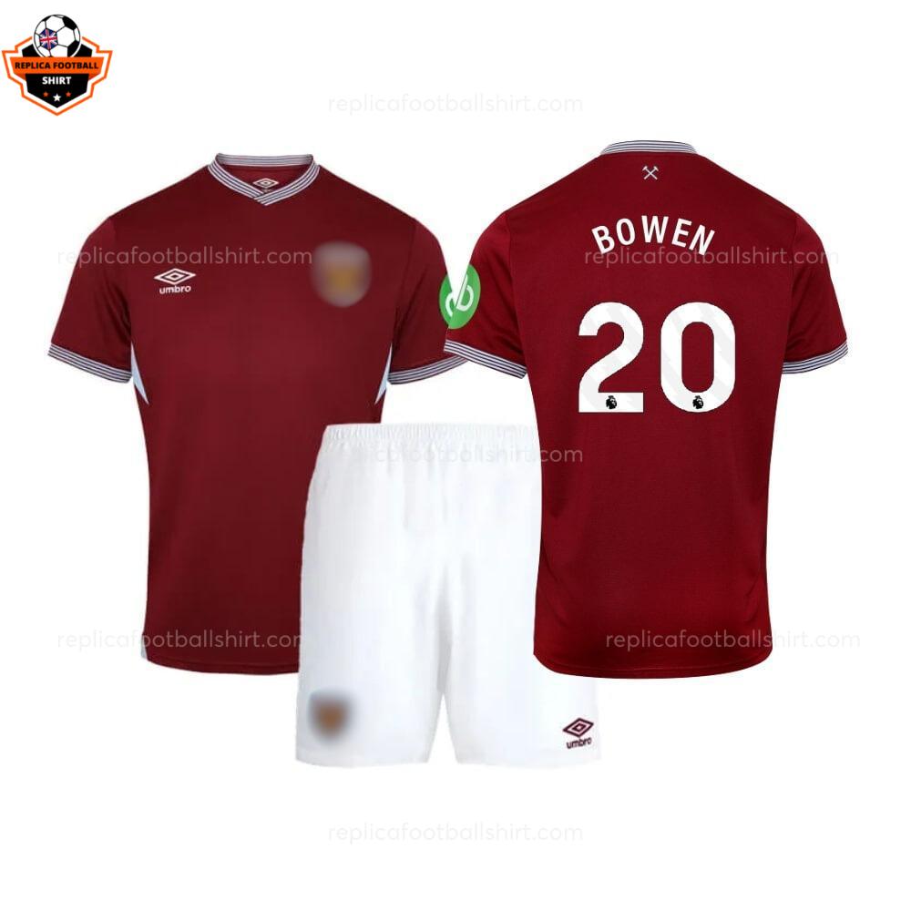 West Ham United BOWEN 20 Home Kid Replica Football Kit 2025-26 overview