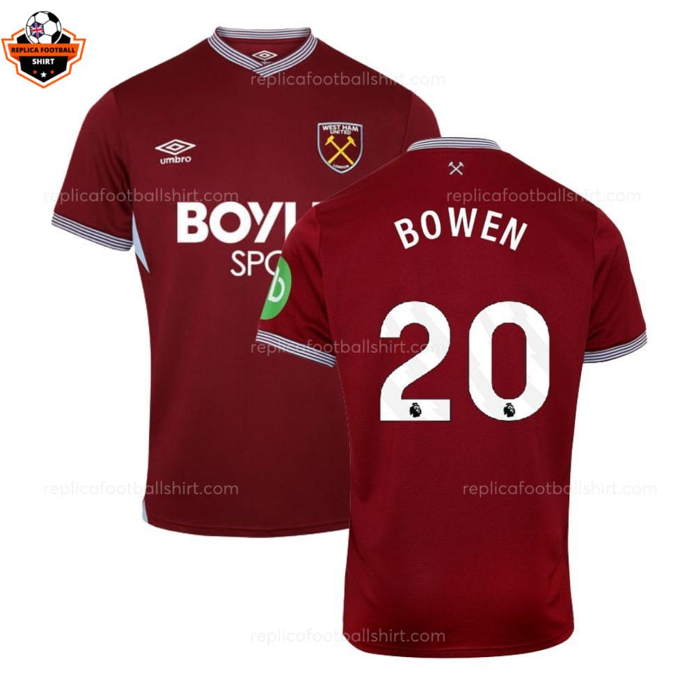 West Ham United BOWEN 20 Home Men Replica Football Shirt 2025-26 overview