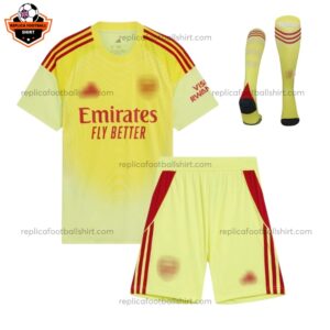 Arsenal Yellow Goalkeeper Kid Replica Football Kit 2025/26