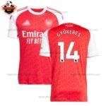 Arsenal Home Men Replica Football Shirt 2025/26 Gyökeres 14 Printed