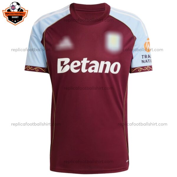 Aston Villa Home Replica Football Shirt 2025/26 - Front View