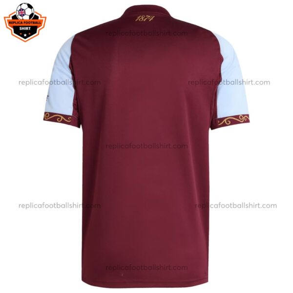 Aston Villa Home Replica Football Shirt 2025/26 - Back View