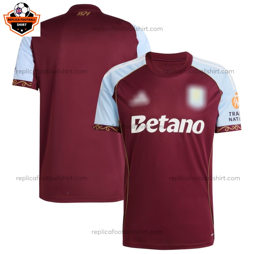 Aston Villa Home Replica Football Shirt 2025/26 - Overview