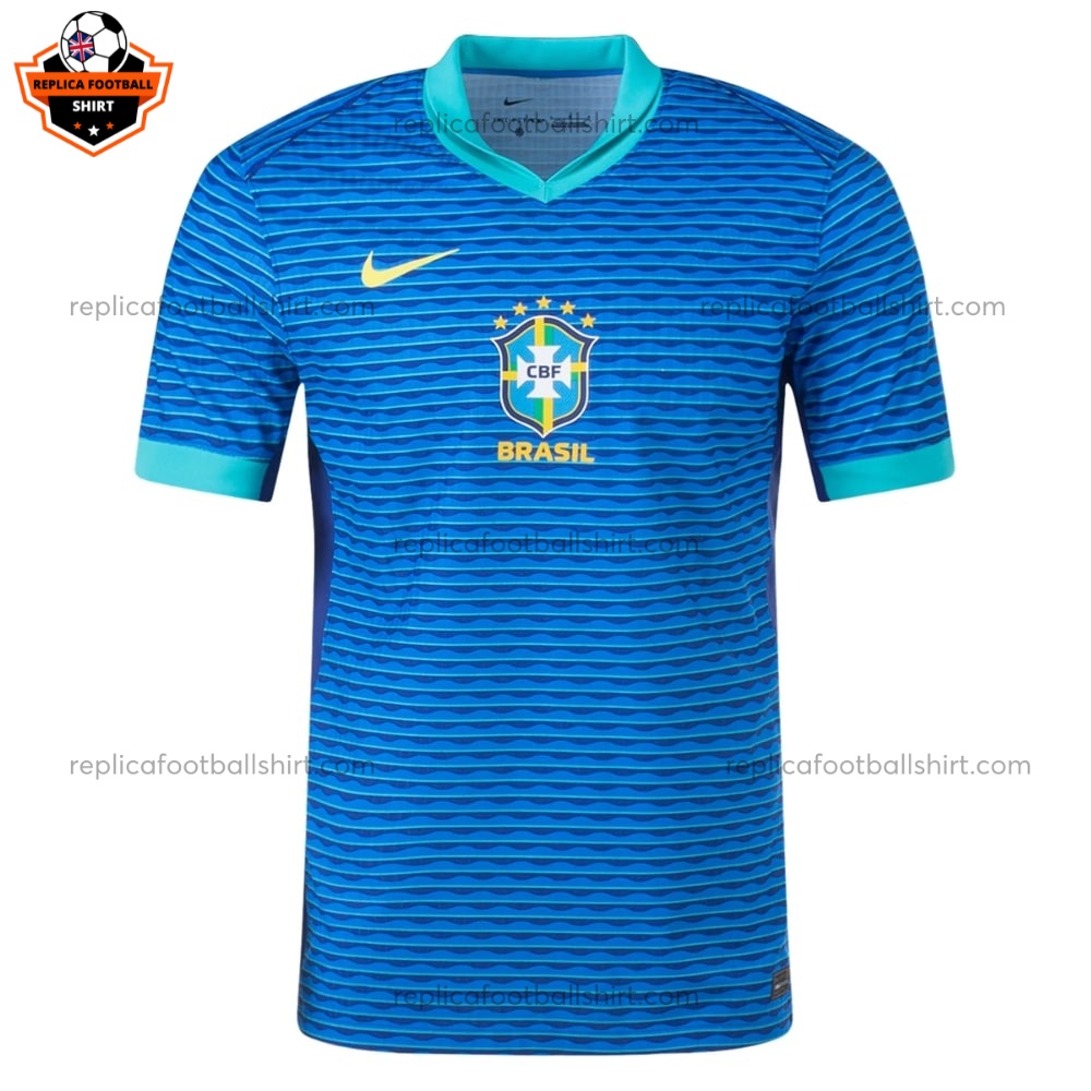 Brazil Away Men Replica Football Shirt 2024 - Front View