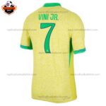 Brazil VINI JR. 7 Home Men Replica Football Shirt 2024