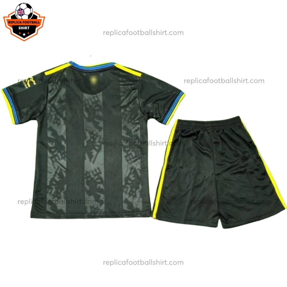 Manchester United Third Kid Replica Football Kits 2025/26 - Back View