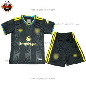Manchester United Third Kid Replica Football Kits 2025/26 - Front View