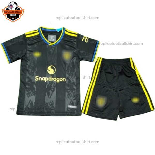 Manchester United Third Kid Replica Football Kits 2025/26 - Front View