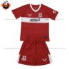 Middlesbrough Home Kids Replica Football Kit 2025-26 - Front View