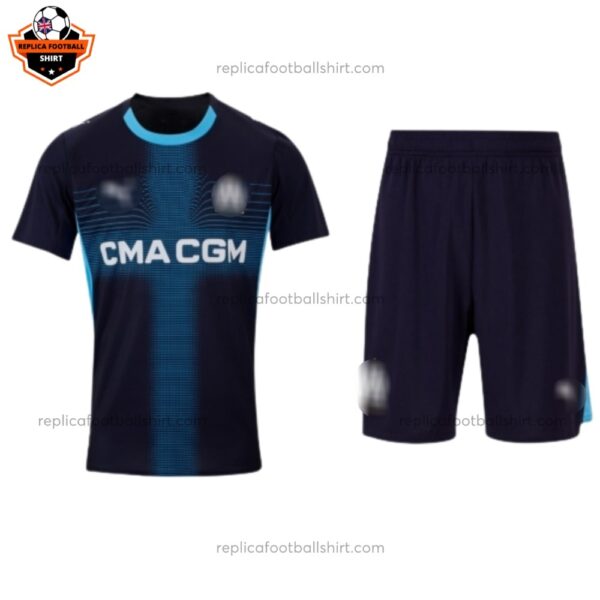 Marseille Away Kid Replica Kit 2025/26 - Front View