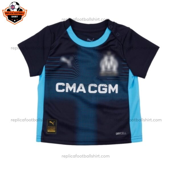 Marseille Away Kid Replica Kit 2025/26 - Front Shirt View