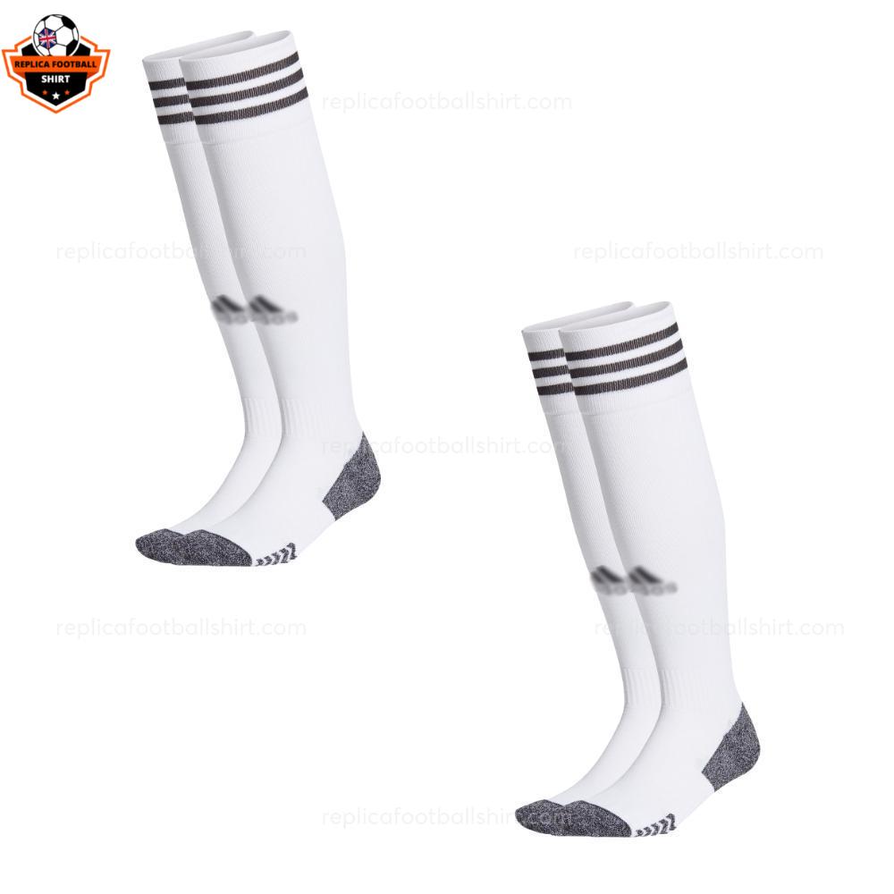 Football Socks Combo 1 – White (2 Pairs)