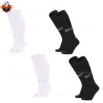 Football Socks Combo 1 – White And Black (4 Pairs)