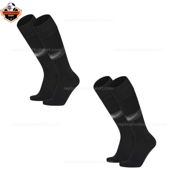 Football Socks Combo 4 – Black (2 Pairs)